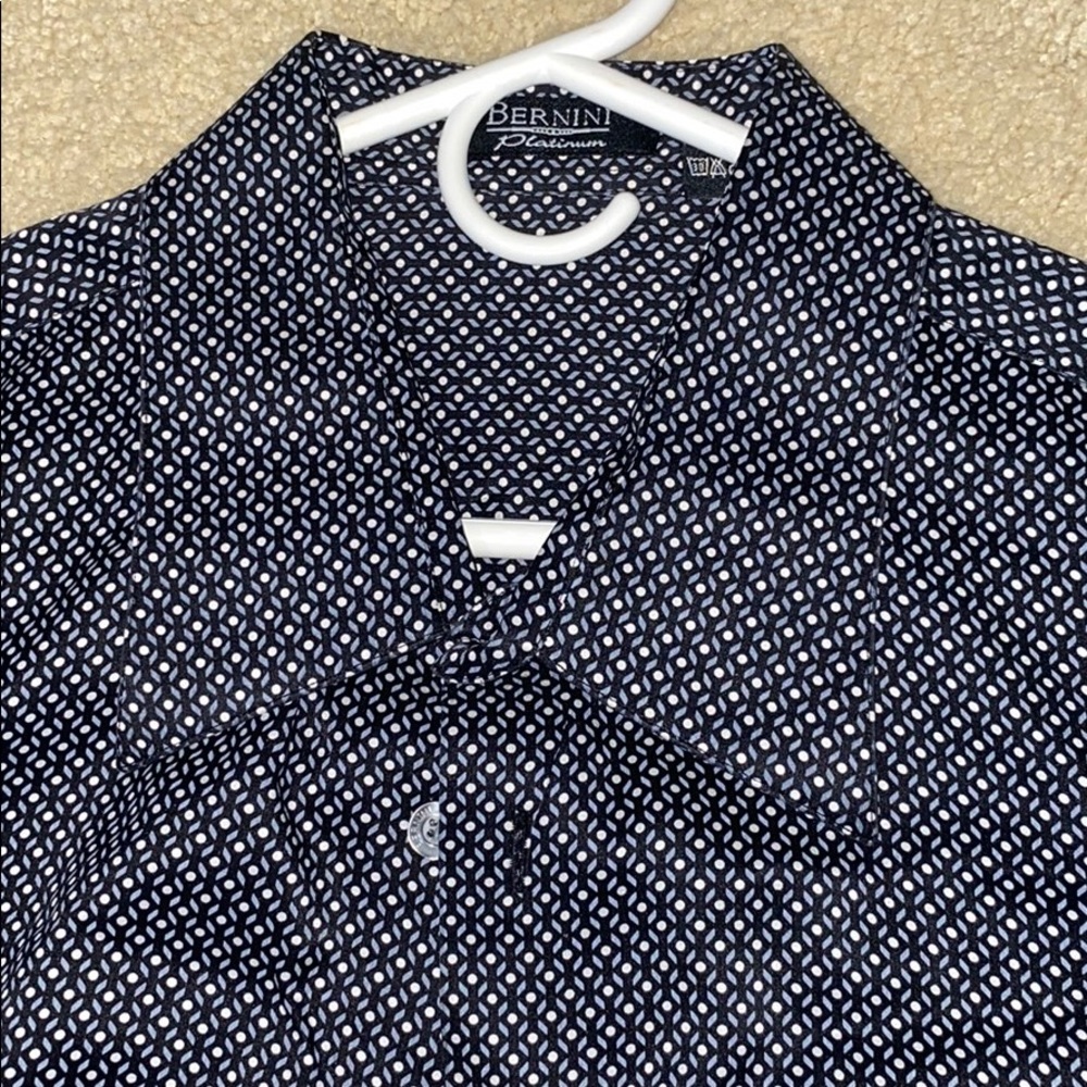 bernini platinum XXXL SILK shirt
